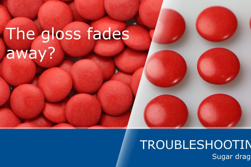 How to avoid fading of gloss with your sugar dragées 
